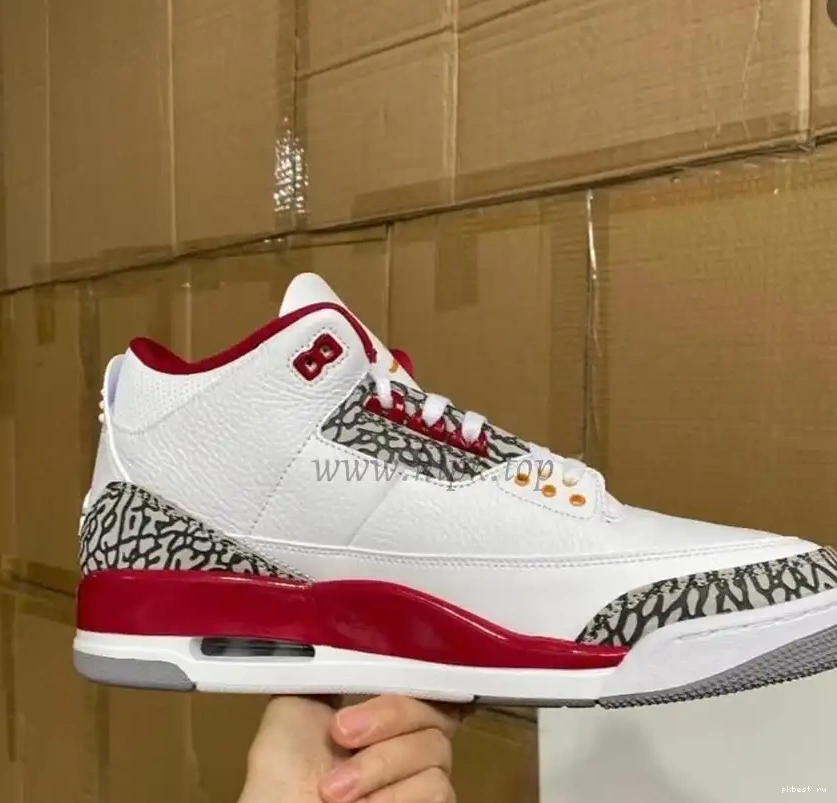 ready jordan retro God Cardinal Pk 3 air Red materials to retail ship 0504